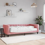 Divano Letto con Materasso Rosa 90x200 cm in Vellutocod mxl 119796