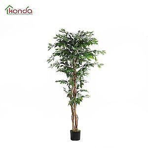 PIANTA Ornamentale Artificiale completa di base FICUS cm. 180 pz. 2