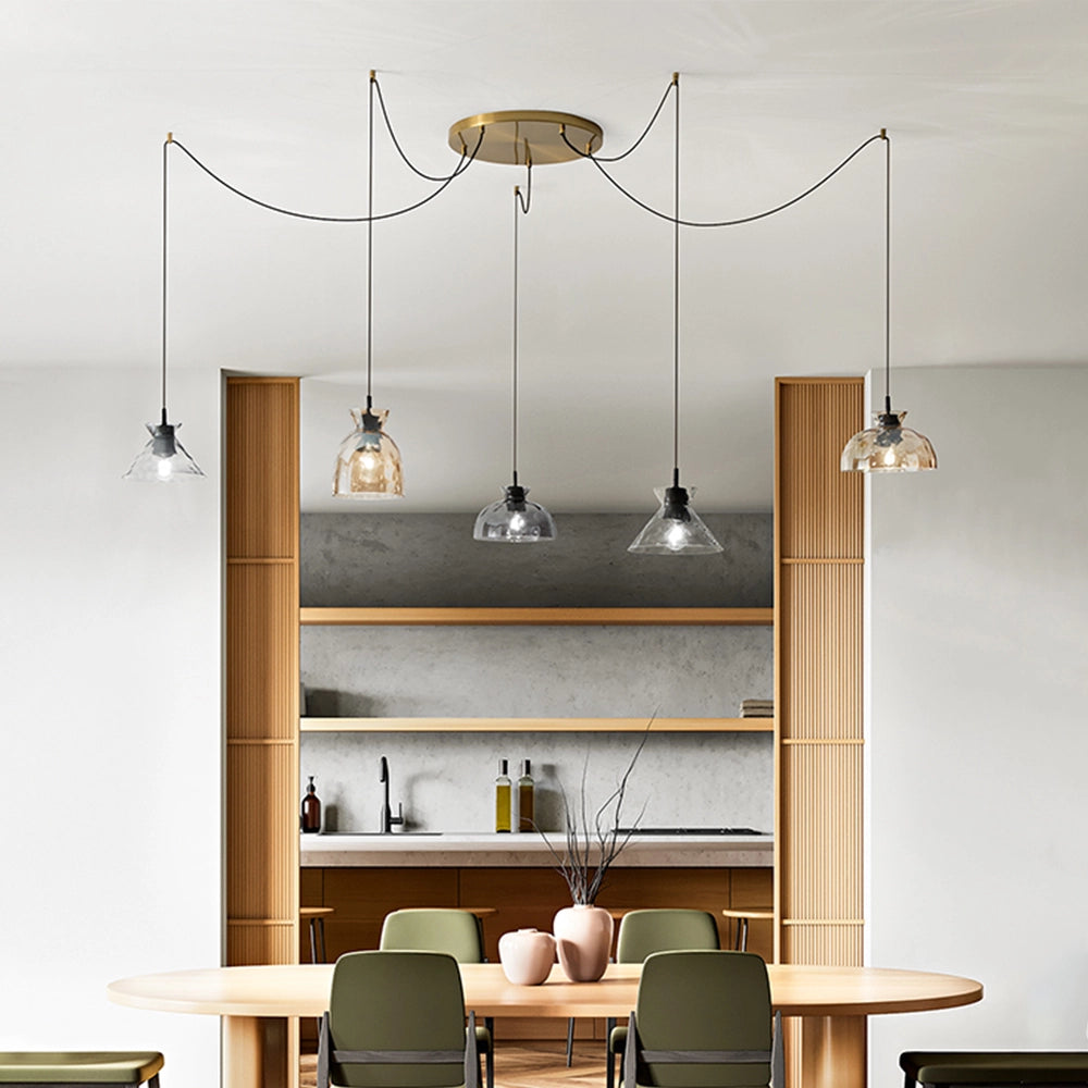 Vetro fumé specchiato con effetto martellato per collezione Neck Vetri compatibili solo con montatura art.8028 d.25cm