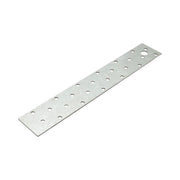 Piastra forata 40x250mm, spessore 2mm, acciaio zincato
