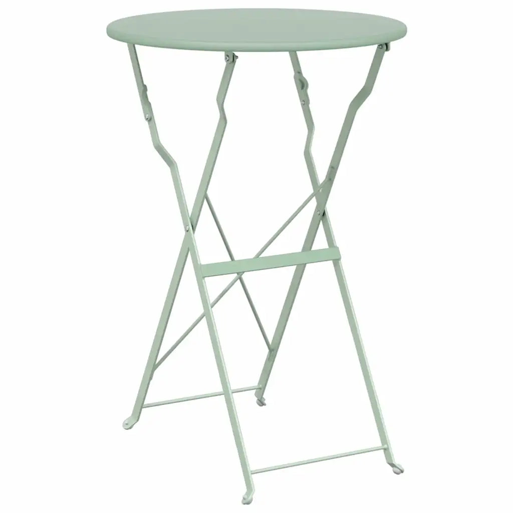 Set Bistro Pieghevole 3 pcs Spuma marina Acciaio 42002970