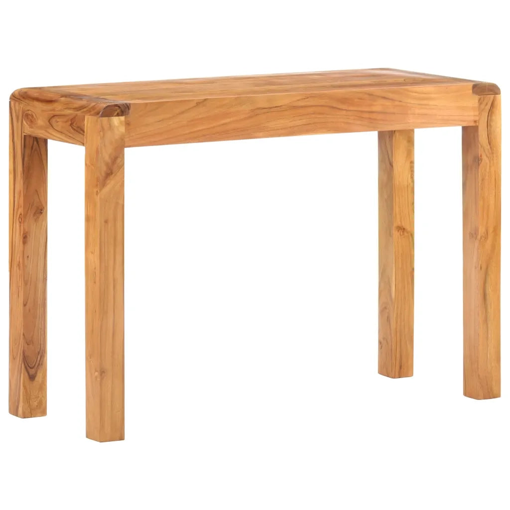 Tavolo Consolle 110x40x76 cm Massello Acacia Finitura Ambra 289629