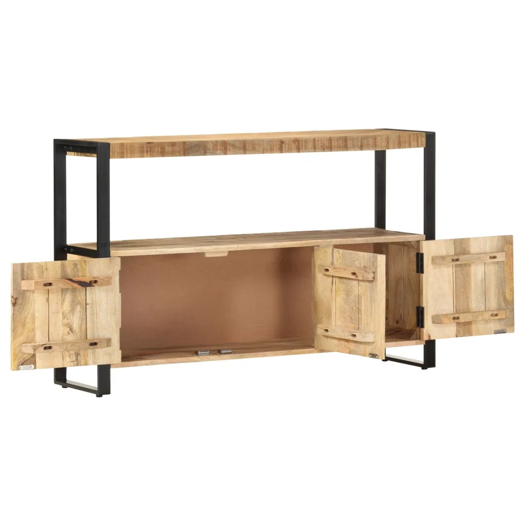 Armadietto 120x30x75 cm in Legno Massello di Mango 247923