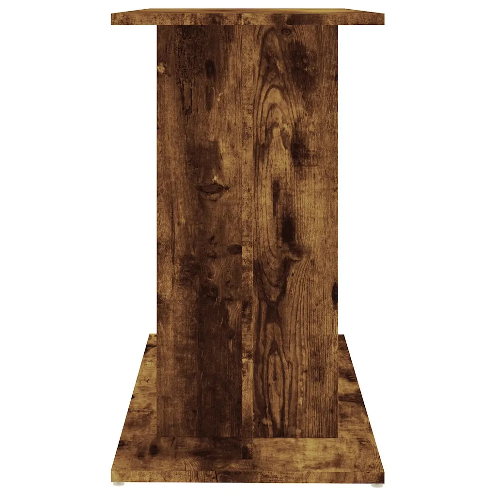 Supporto per acquario in rovere affumicato 80x35x60 cm in legno ingegnerizzato 833580
