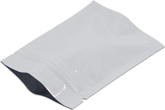 Sacchettoni di foglio di alluminio Mylar impermeabili a calore per caffè con chiusura a strappo - 85 x 13 cm - 100 pezzi