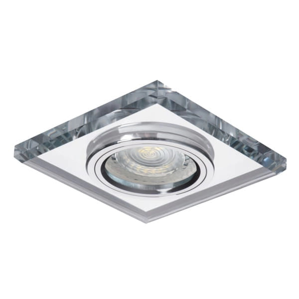 Kanlux Morta faretto incasso quadrato cromo GX5.3/GU10 50W