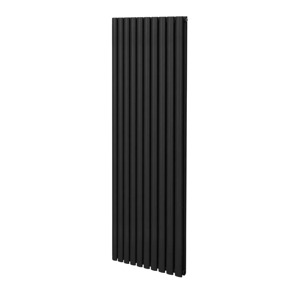 Radiatore a colonna ovale TRV Designer nero 1800mm x 600mm