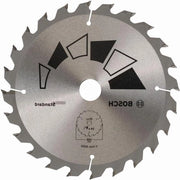 Lama circolare Ø 165 x 1,6/1 x 20/16 mm 24 denti ATB - Taglio del legno con riduzione di diametro 16 mm - Accessori per seghe circolari