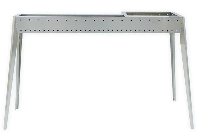 Cuoci Arrosticini con Barbecue a Carbone 120 cm Lisa Luxury Miami Grill 800+400