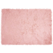 Tappeto in finta TAFALLA | Tappeto del soggiorno Rosa 120 x 170 cm Poliestere