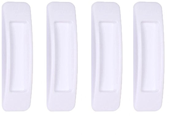 Maniglia autoadesiva per porte vetrate - Ideale per porte di vetro - Facile da installare - Adatto per armadietti e altri utilizzi - Modello:  - Codice prodotto:  - Materiali:  - Dimensioni:  - Peso:  - Colore: Bianco