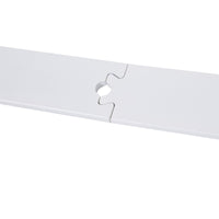 Kit per Porta Scorrevole con Binario 183 cm in Acciaio Bianco