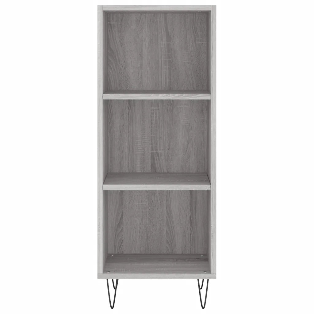 Credenza Grigio Sonoma 34,5x34x180 cm in Legno Multistrato 3199015