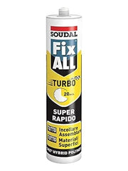 ADESIVO SIGILLANTE 'FIX ALL TURBO' SOUDAL 290 ml - Bianco