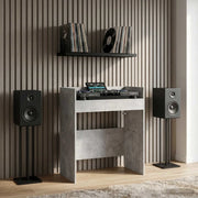 Tavolo DJ Grigio Cemento 102 x 45 x 102 cm Legno ingegnerizzato 8006743