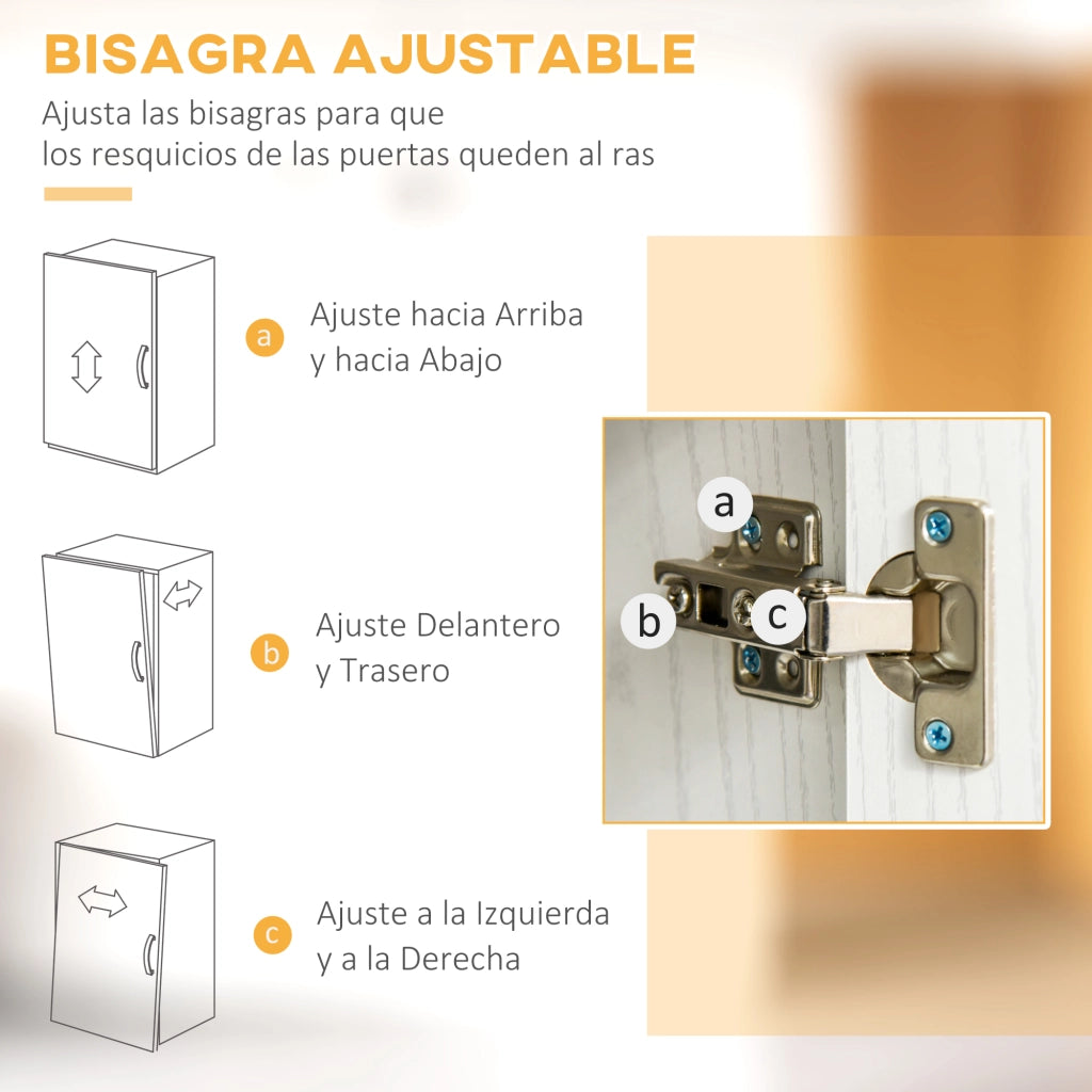 Armadio da Cucina ¨C zephmum ¨C Bianco 71x41x178 cm con Cassetto e Ripiano