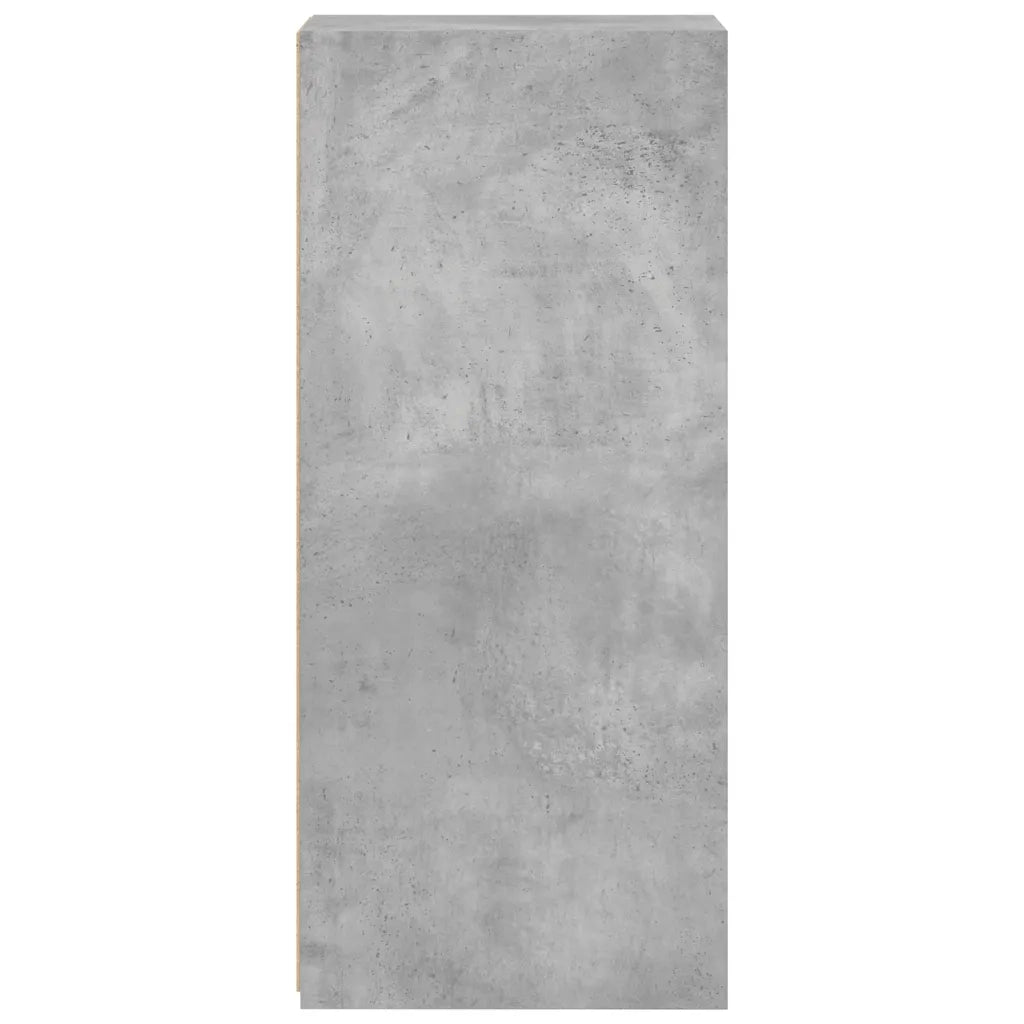 Credenza | Madia | Buffet da pranzo | Armadio da pranzo Grigio Cemento 30x41x93 cm in Legno Multistrato