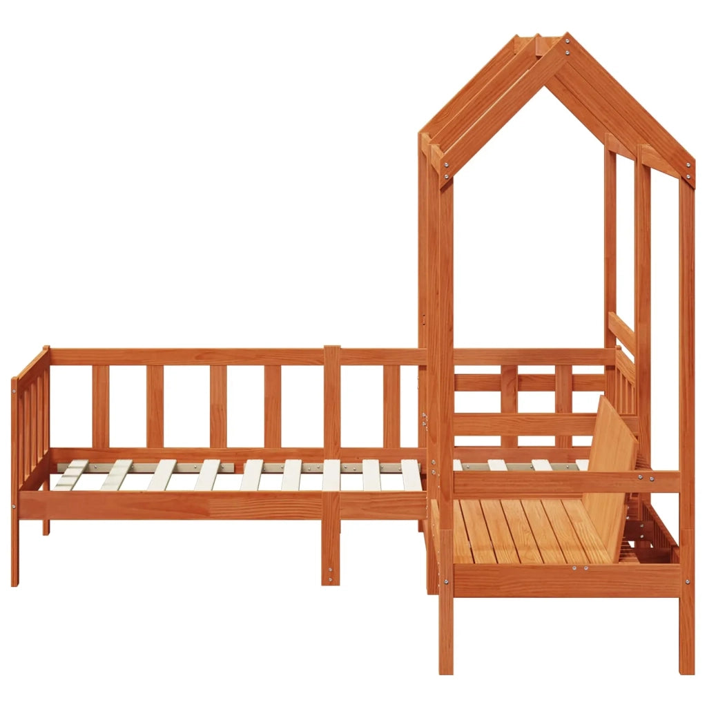 Set di Letto per il Giorno Marrone Cera 90 x 200 cm 3422706