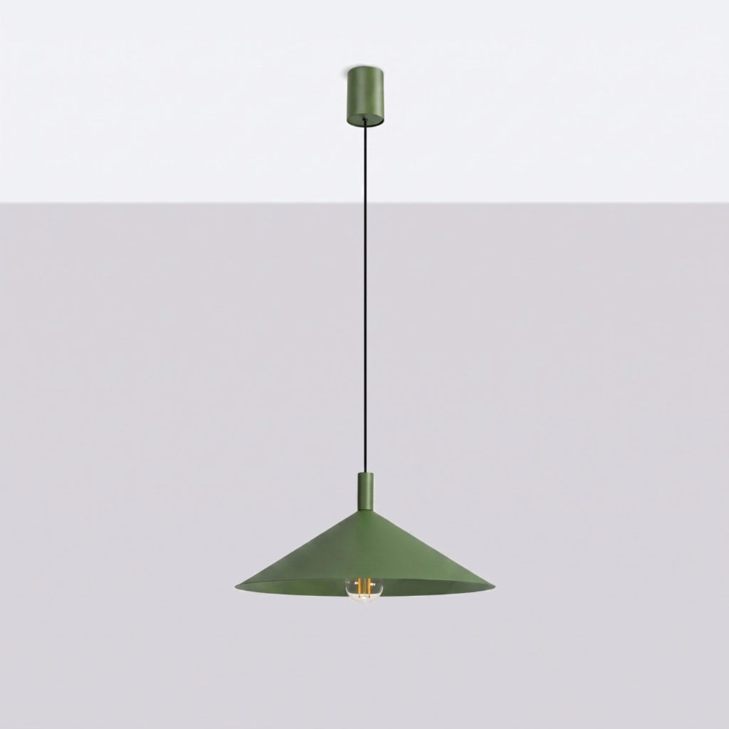 Lampada a sospensione NOX 40 verde oliva
