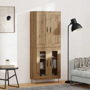 Credenza-Buffet-Armadio da cucina Rovere artigianale 69,5 x 34 x 180 cm 854010
