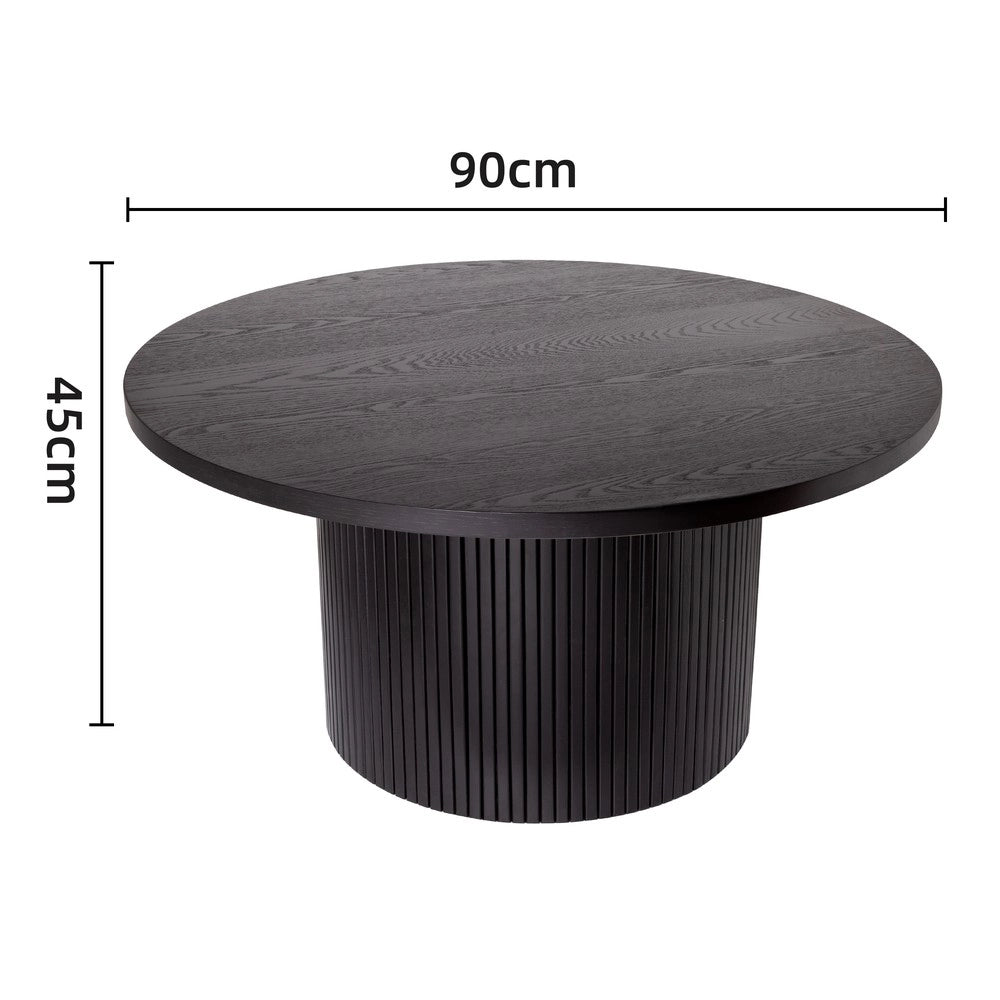 Tavolino Rotondo da Salotto in Legno Massello ¨C MINIMAL ¨C Naturale