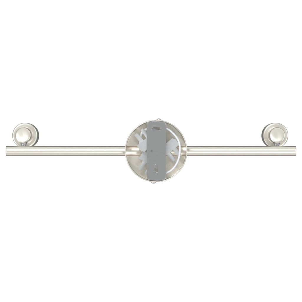 Faretto da soffitto 3 Vie Regolabile Nichel Spazzolato GU10