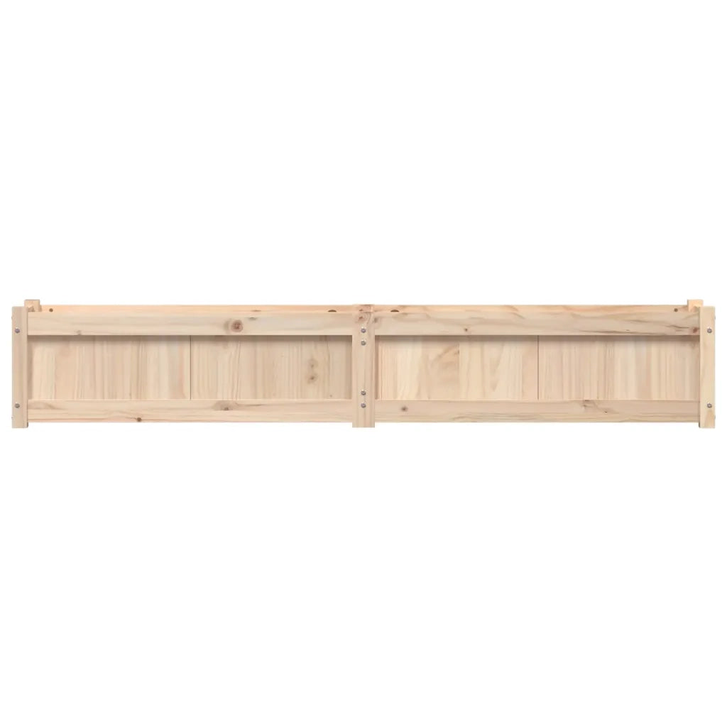 Fioriera | Cassetta per fiori | Vaso da Giardino 180x31x31 cm in Legno Massello di Pino