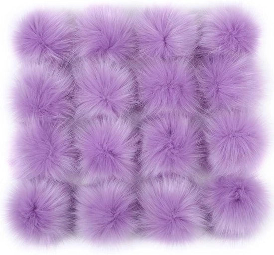 Faux Pelliccia Decorativa - 6 pezzi - 12-15 cm - Per Attività di Riciclo - morbido e soffice per creazioni DIY - cappelli guanti borse appesi decorazioni