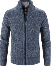 Vest da Uomo con Cerniera e Piena di Flanella