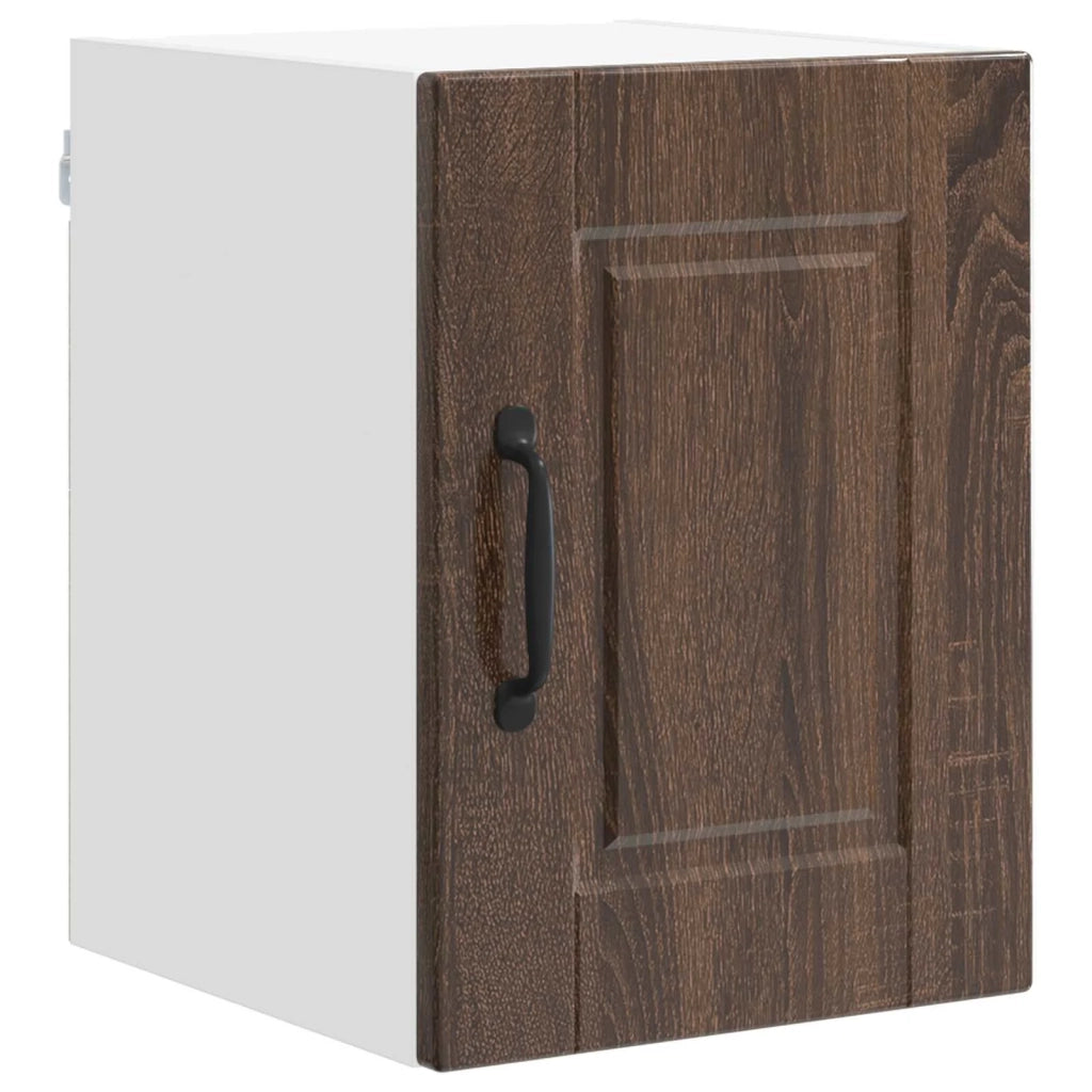 Mobile da cucina con porta 2 pz-Set di 2 Armadio da cucina Rovere Marrone 30 x 31 x 40 cm