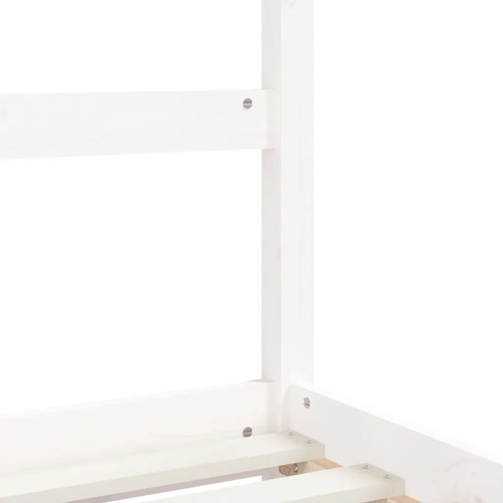 Giroletto Bambini con Cassetti Bianco 90x190 cm Massello Pino 834547