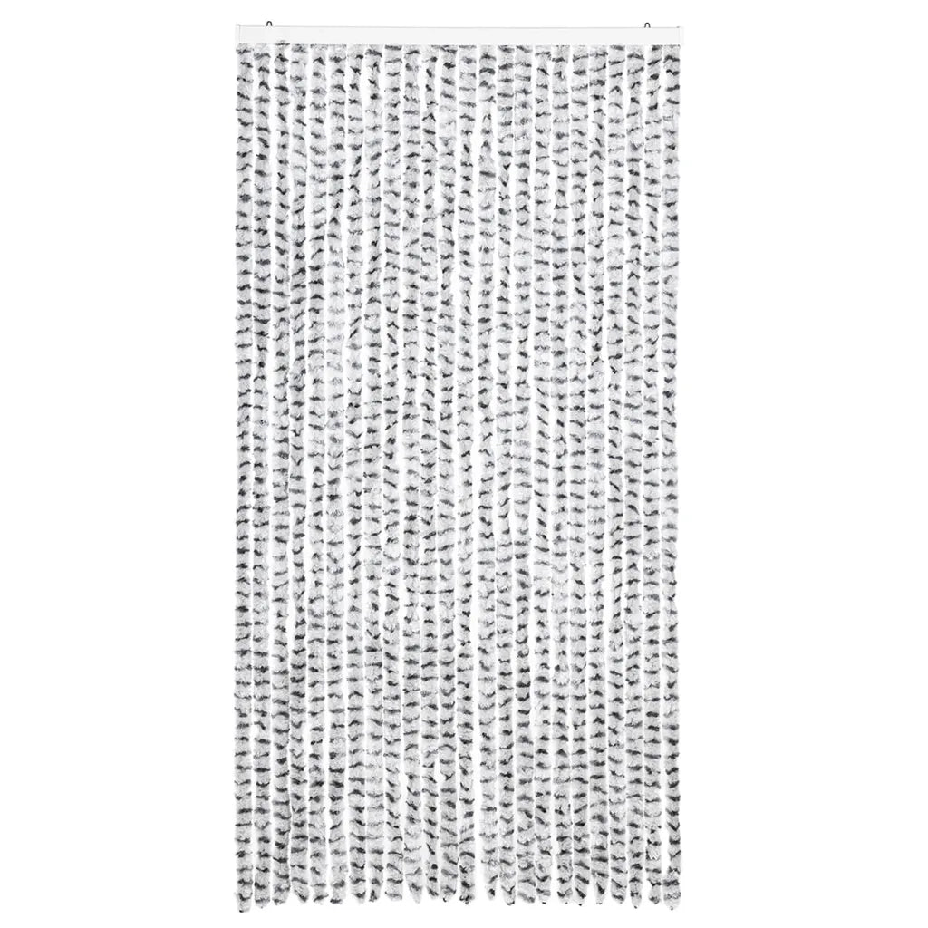 Zanzariera Grigio Chiaro e Grigio Scuro 100x220 cm Ciniglia CFW2009042