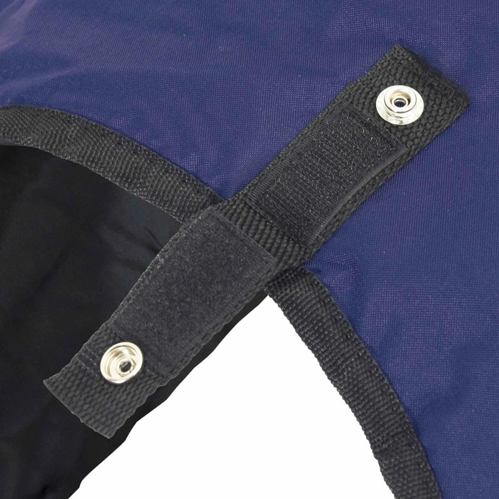 Coperta per Cavalli Verde Scuro e Nero 145 cm Poliestere CFW3562201