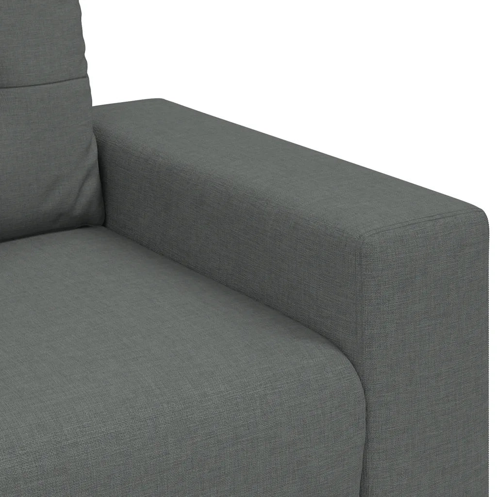 Poltrona | Sedia Relax Grigio Scuro 100x78x80 cm in Tessuto