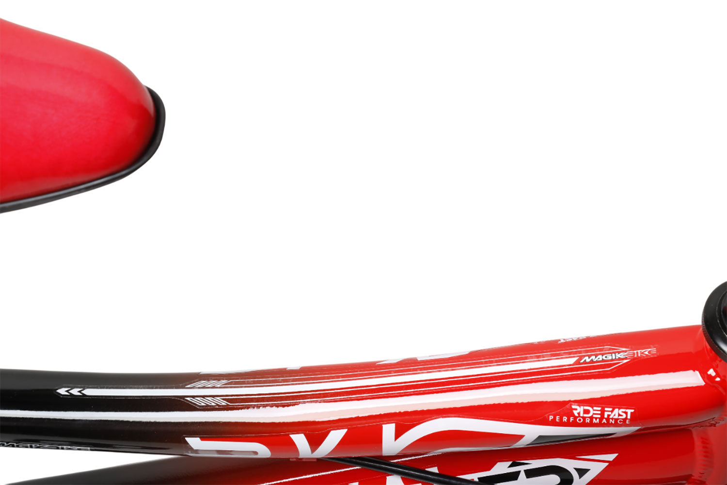 Bicicletta per Bambini 14" Freni a Disco Magik-Bike Racer Rosso