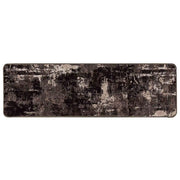 Runner in Moquette | Runner Tappeto MARSA Nero 100 x 350 cm Poliestere e PVC