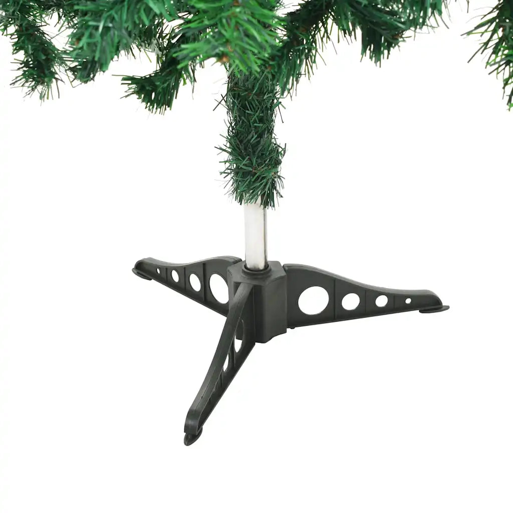 Albero di Natale Preilluminato Palline Bianco 210 cm 910 Rami 3077490
