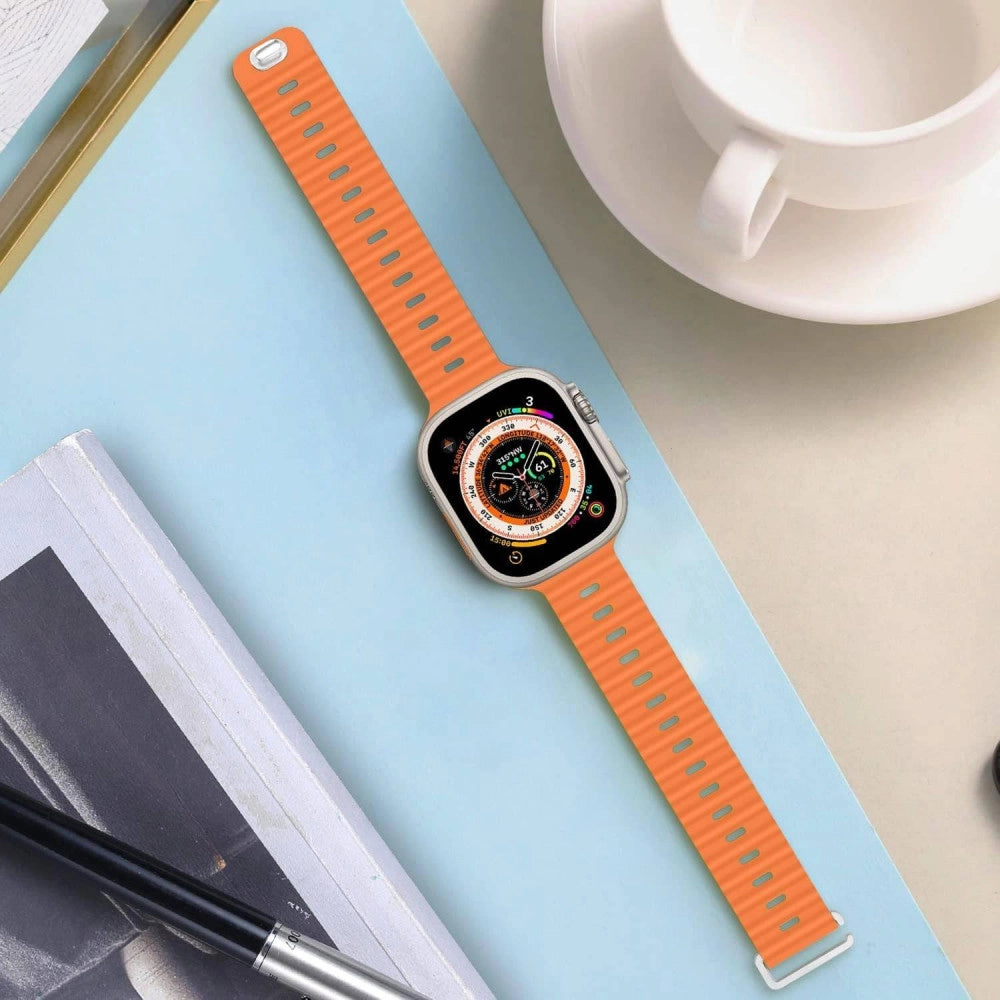 Trade Shop - Orologio Smart Watch Ultra2 Serie Big2.01 49mm Con 7 Cinturini Touchscreen Sport -