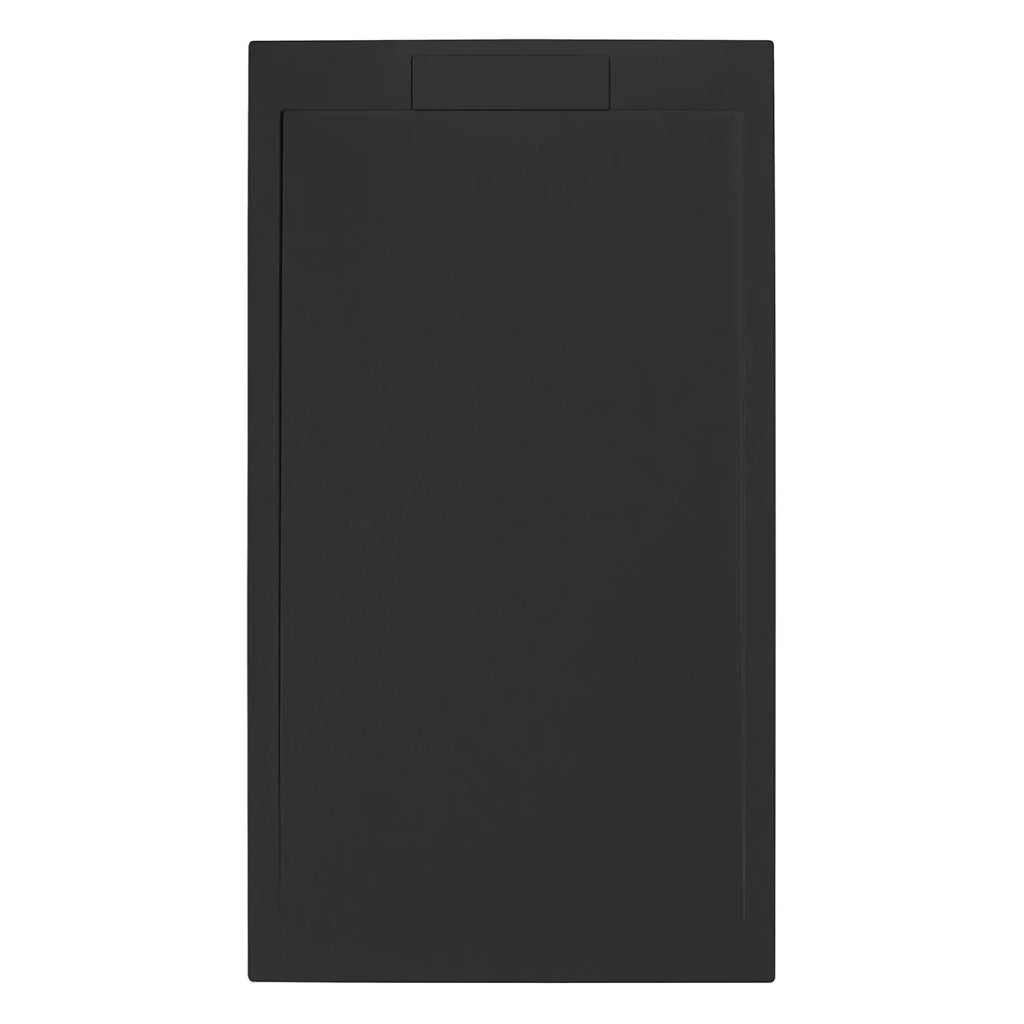 Piatto doccia nero 80x100 cm linea emotion serie euphoria rettangolare