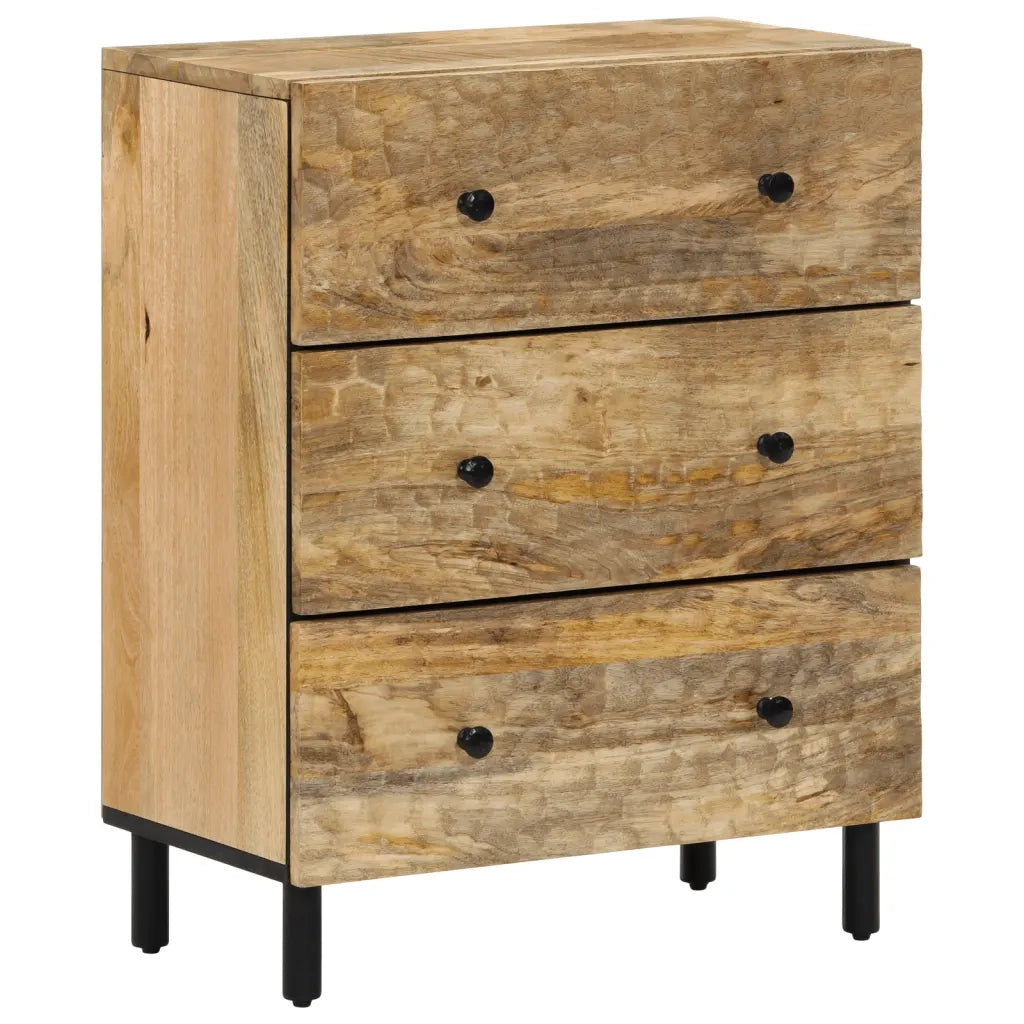 Credenza 60x33x75 cm in Legno Massello di Mangocod mxl 89342