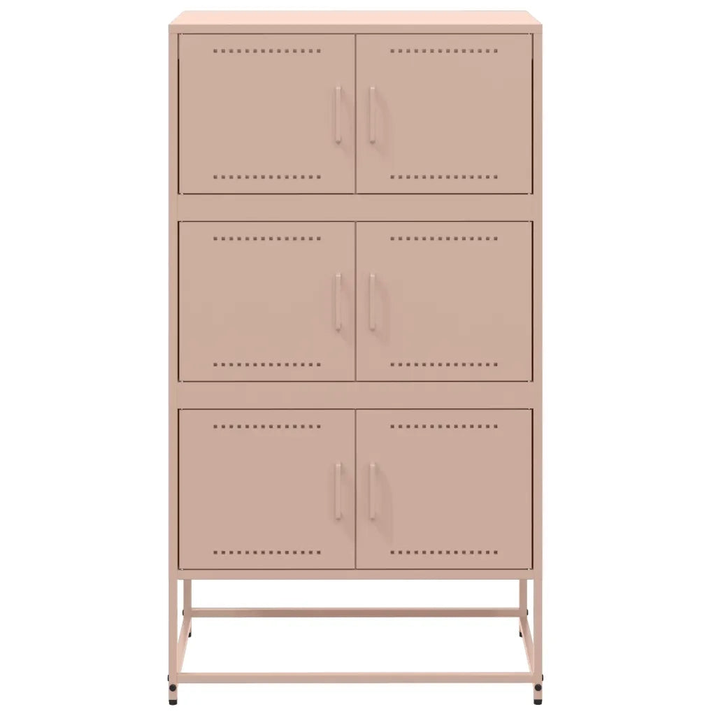Credenza Rosa 68,5x38,5x123,5 in Acciaio