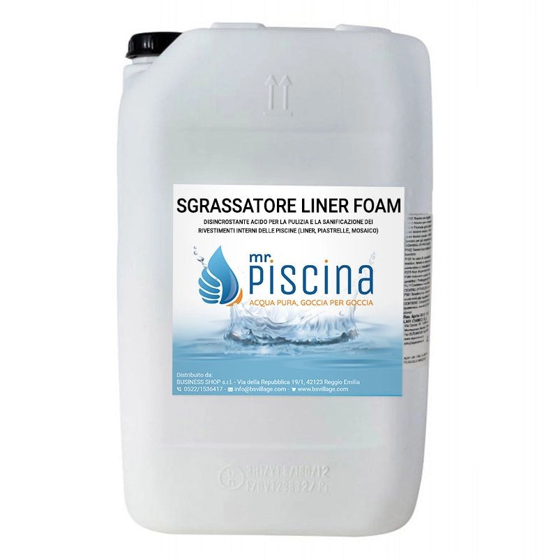 SGRASSATORE LINER FOAM per teli interni piscina Quantità confezione: 1 pezzo