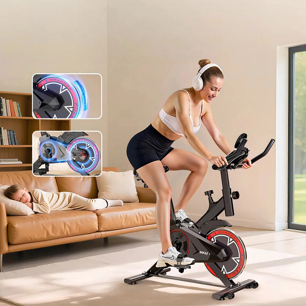 Spinning Bike Cyclette da Casa Regolabile Home Gym Palestra Fitness Allenamento