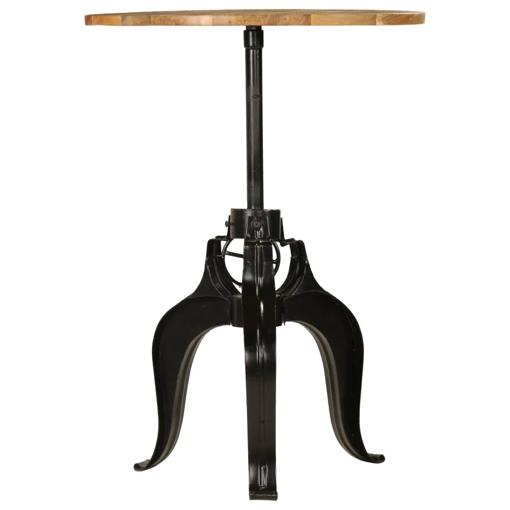 Tavolo da Bar in Legno Massello di Mango 75x(76-110) cm 245268