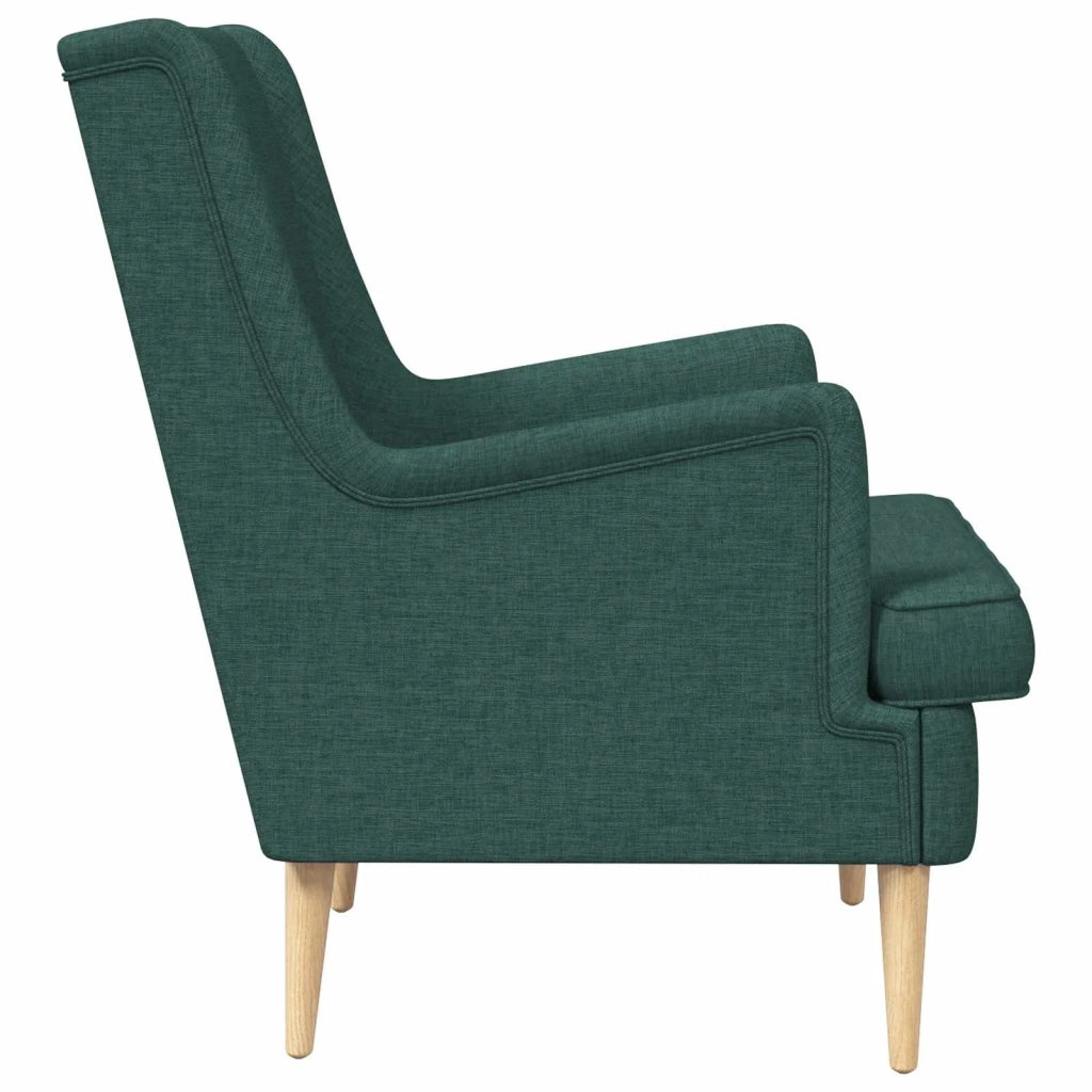 Divano Sedia-Poltrona Verde Scuro Tessuto 647678