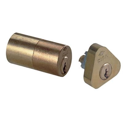 COPPIA CILINDRI ESTERNI 02145 CISA  OTTONE CHIAVI 3 X 11761