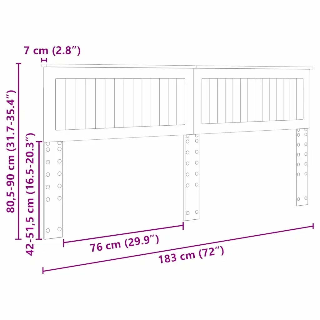 Testiera-Testata-Testiera Decorativa Legno vecchio 180 cm Legno multistrato 363268