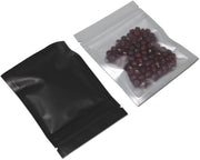 Borse di stoccaggio 100 pezzi - Plastica trasparente/Zip - Mylar duraturo - 7,5 x 10 cm - Ideali per snack/caffè - Borse riutilizzabili - Borse di confezione
