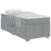 Letto singolo | Letto per adulti | Struttura del letto Grigio chiaro 100 x 200 cm Tessuto