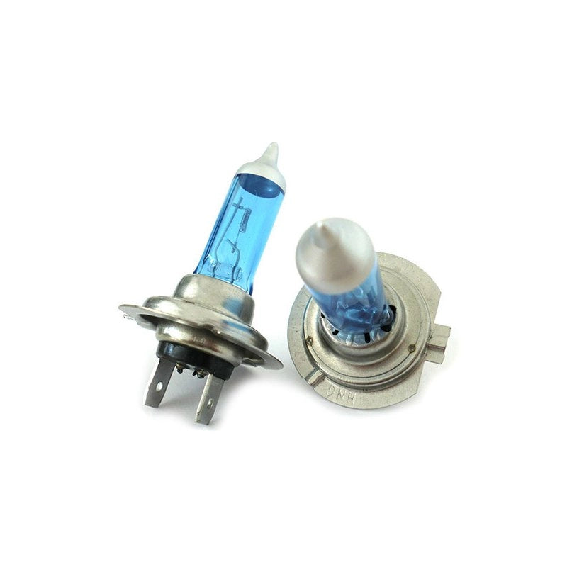 Coppia 2 Lampade Alogena H7 12V 55W PX26d con Effetto Xenon Bianco per Fari Anteriori